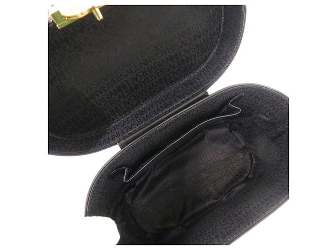 Bolso Vanity de piel Versace Negro - vista 6