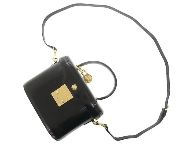 Bolso Vanity de piel Versace Negro - vista 8