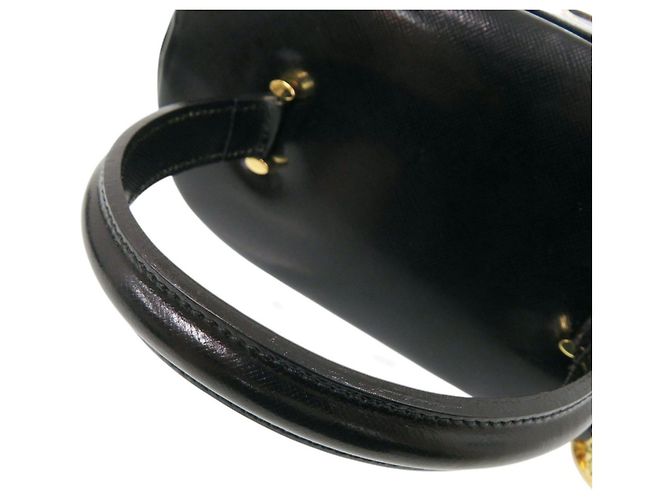 Bolso Vanity de piel Versace Negro - vista 9