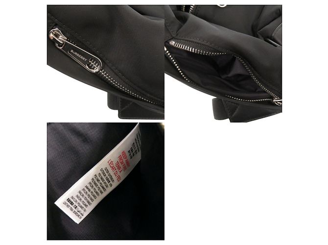 Zaino Burberry in nylon nero - vista 10