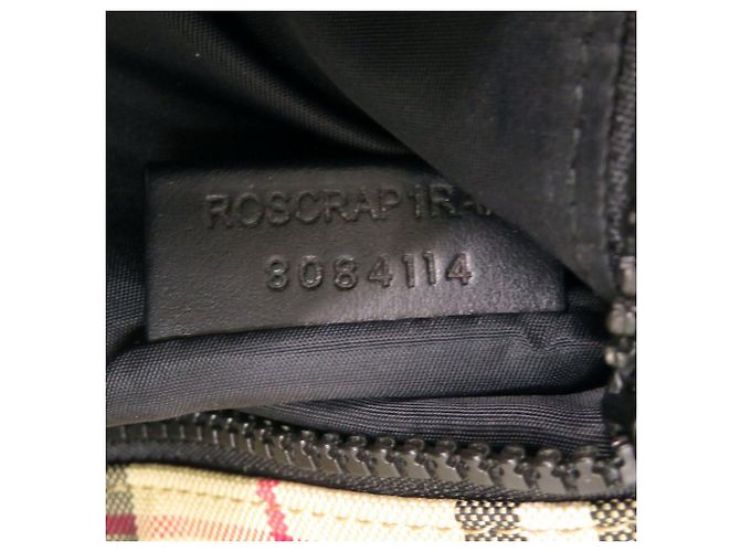 Marsupio Burberry Nova Check in nylon beige - vista 9