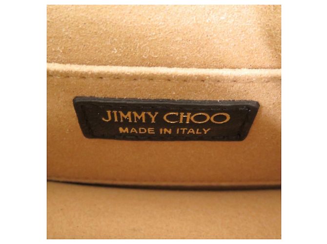 Borsa a tracolla Jimmy Choo Varenne Avenue Quad in pelle nera con catena Nero - vista 10