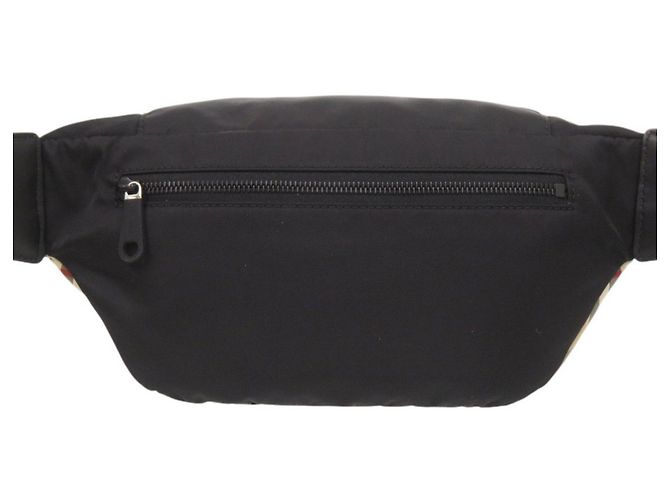 Marsupio Burberry Nova Check Beige Nero - vista 3