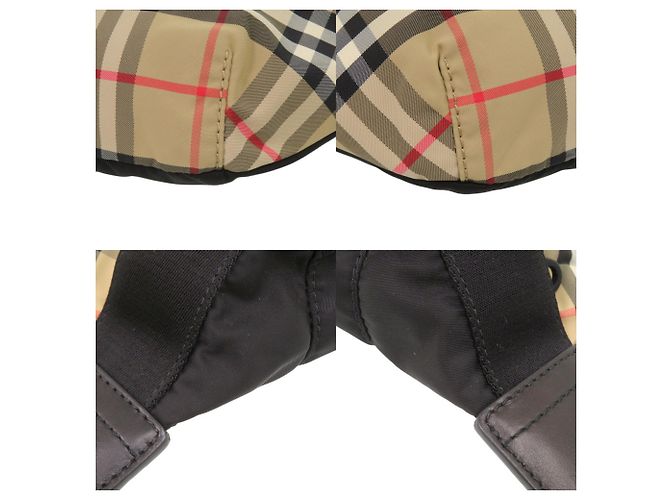 Marsupio Burberry Nova Check Beige Nero - vista 5