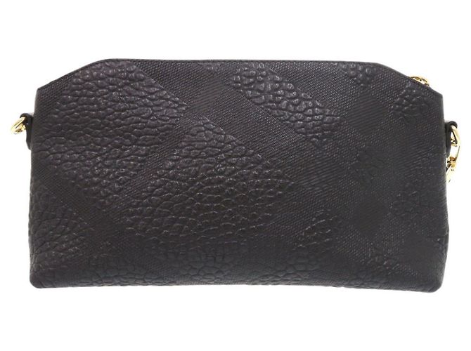 Borsa a tracolla Burberry Chichester in pelle nera Nero - vista 2