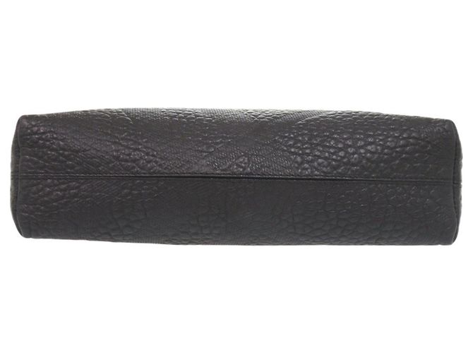 Borsa a tracolla Burberry Chichester in pelle nera Nero - vista 3