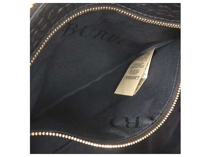 Borsa a tracolla Burberry Chichester in pelle nera Nero - vista 7
