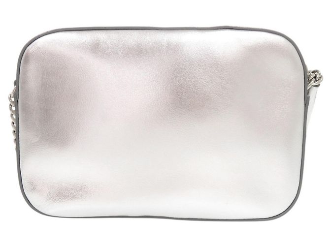 Borsa Camera Jimmy Choo Athini Argento - vista 3