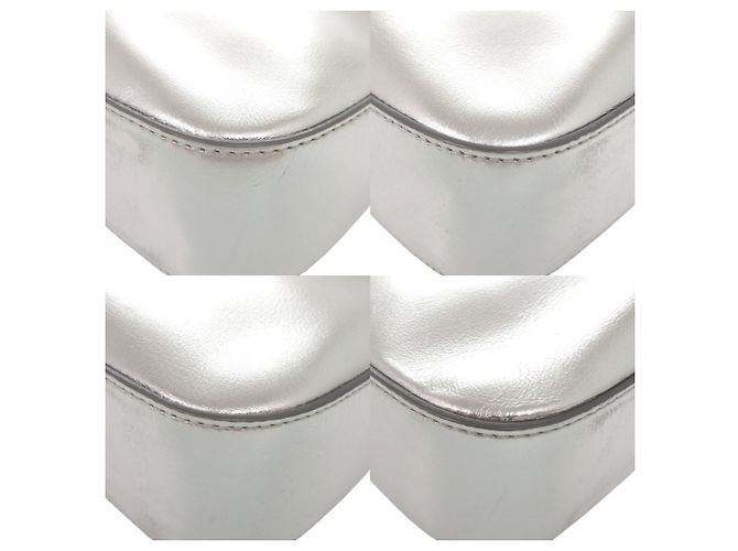 Borsa Camera Jimmy Choo Athini Argento - vista 5