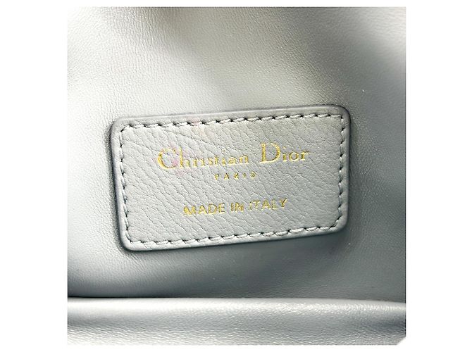 Christian Dior Caro Cannage Quilt Calfskin Micro Marrone - vista 6