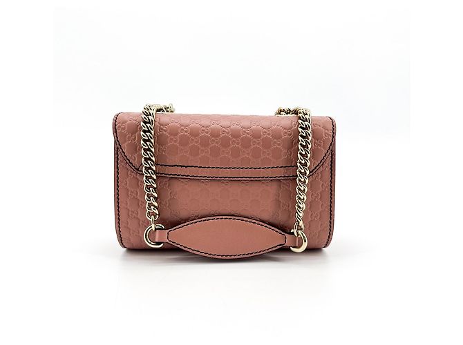 Gucci Emily Chain Flap Guccissima Leather Small Pink - Ansicht 2