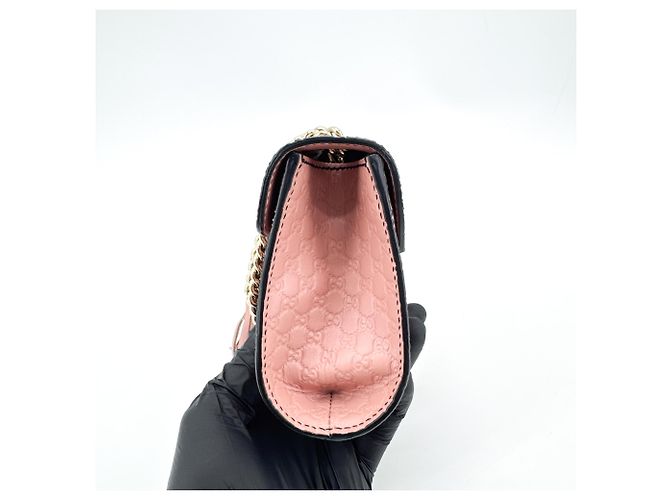 Gucci Emily Chain Flap Guccissima Leather Small Pink - Ansicht 3
