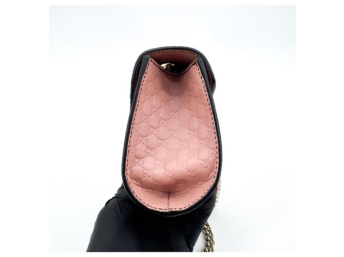 Gucci Emily Chain Flap Guccissima Leather Small Pink - Ansicht 4