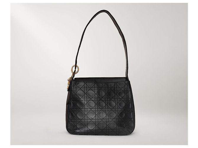 Autre Marque Borsa a tracolla Dior Cannage in pelle Nero - vista 2