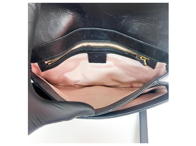 Gucci Arli Leather Small Negro - vista 5