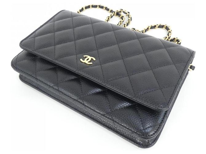 Catena per portafoglio Chanel Timeless Classic Line AP0250 Nero - vista 3