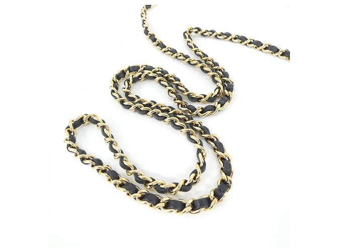 Catena per portafoglio Chanel Timeless Classic Line AP0250 Nero - vista 4