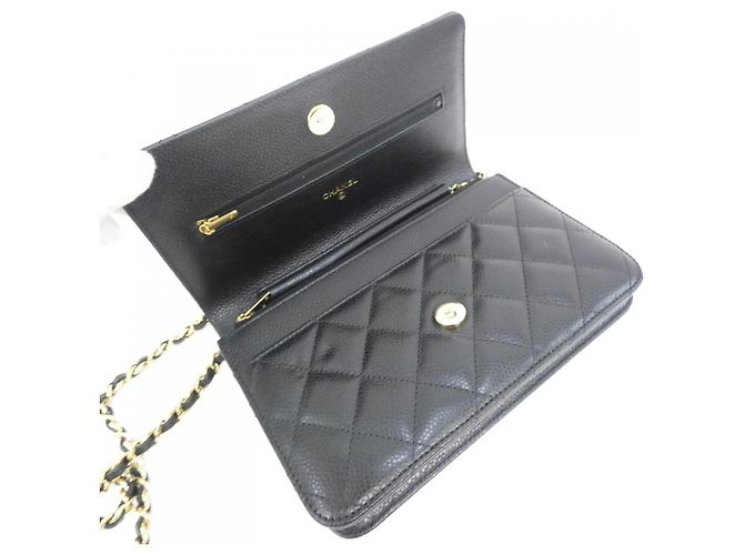 Catena per portafoglio Chanel Timeless Classic Line AP0250 Nero - vista 5