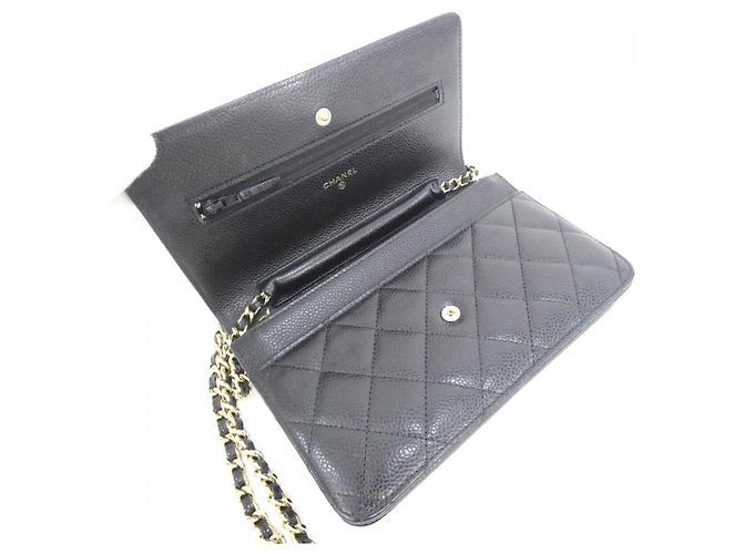 Portafoglio a spalla con catena Chanel Timeless Classic Nero - vista 8