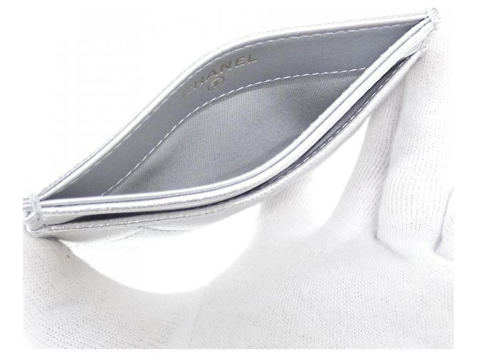 Chanel Timeless Classic Line AP0213 Card Case Plata - vista 6