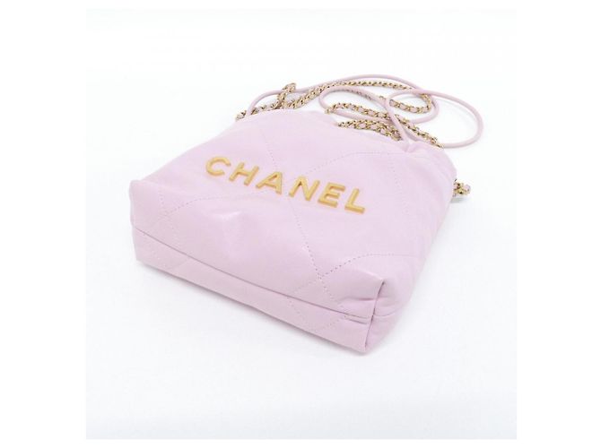 Borsa Chanel 22 Line MINI AS3980 Rosa - vista 3