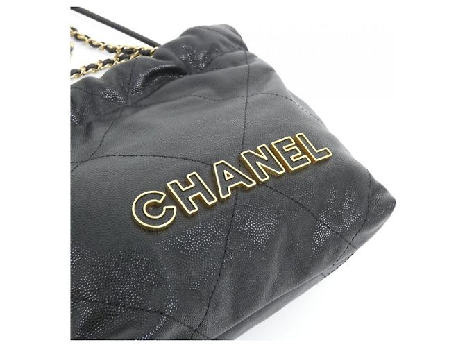 Sac à main Chanel 22 Line MINI Noir - vue 4