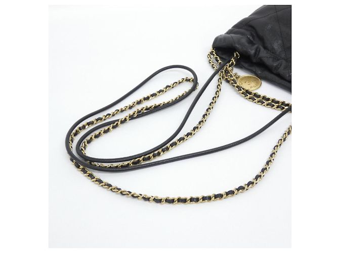 Sac à main Chanel 22 Line MINI Noir - vue 6