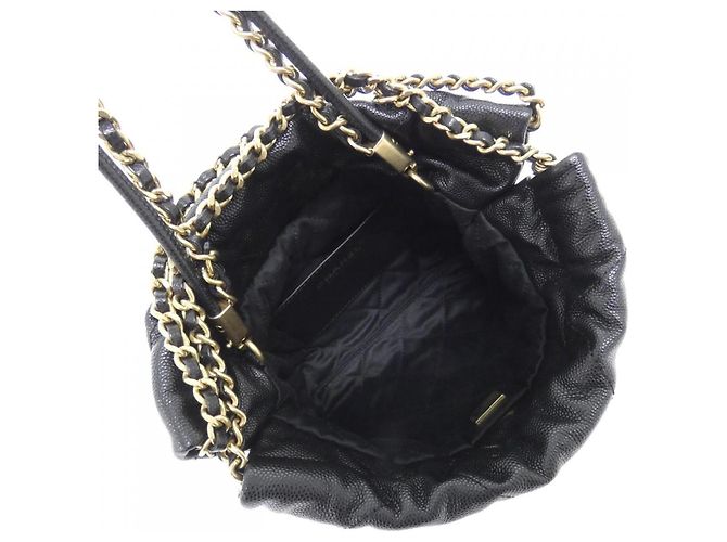 Sac à main Chanel 22 Line MINI Noir - vue 7