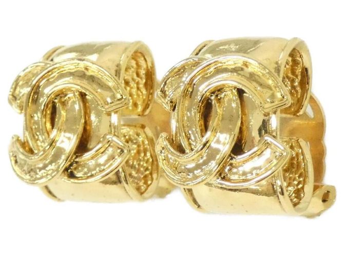 Chanel Gold Clip-On Ohrringe Golden - Ansicht 2