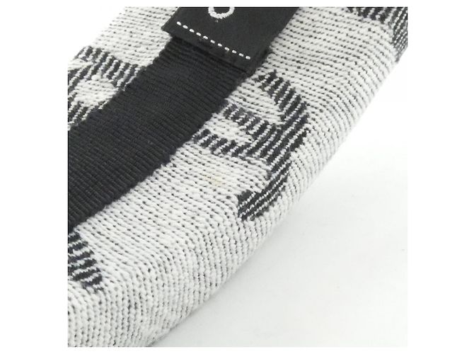 Fascia per capelli Chanel AA8272 in cotone grigio Marrone - vista 5