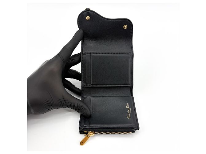 Christian Dior Saddle Lotus Leather Mini Schwarz - Ansicht 5