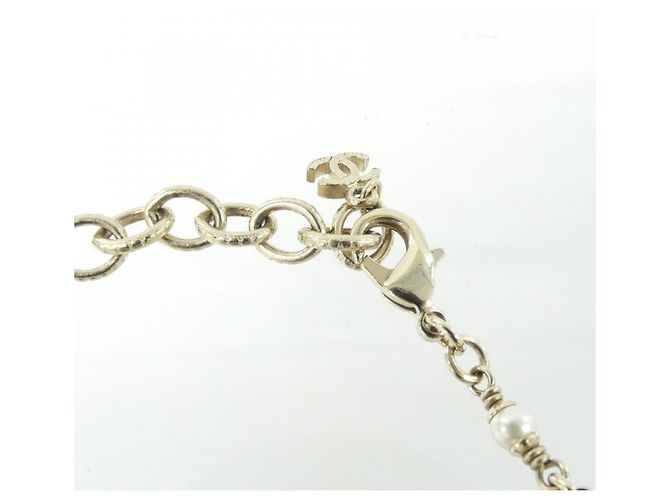 Pulsera con dijes Chanel 99133 Blanco Dorado - vista 3