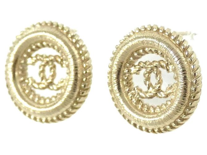 Chanel 86197 Gold Stecker-Ohrringe Golden - Ansicht 2