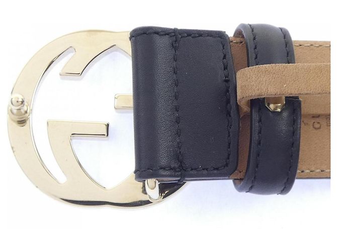 Cintura Gucci 370543 Black Standard Nero - vista 3