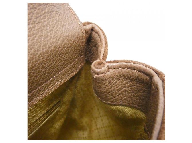 Bolso de gamuza marrón Gucci Castaño - vista 9