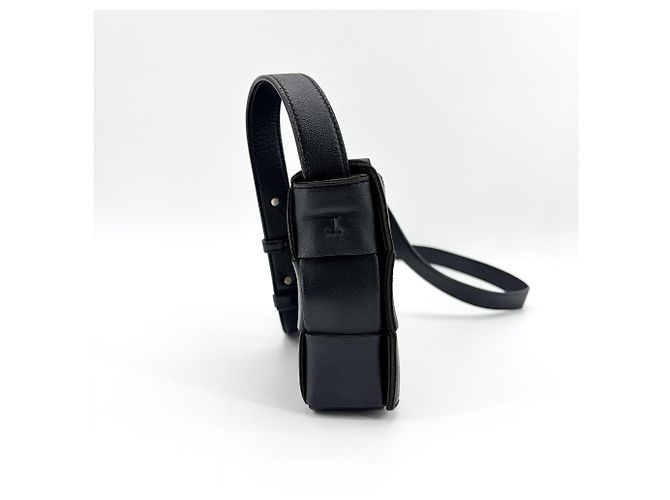 Bottega Veneta Cassette Maxi Intrecciato Patent Candy Nero - vista 4