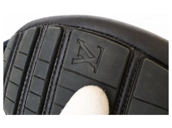 Mocassini Louis Vuitton in pelle nera Nero - vista 13