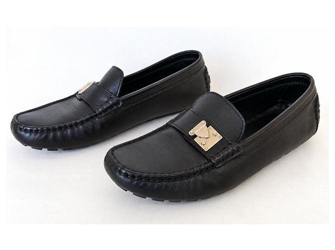 Mocassini Louis Vuitton in pelle nera Nero - vista 2