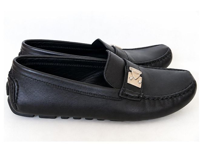 Mocassini Louis Vuitton in pelle nera Nero - vista 5
