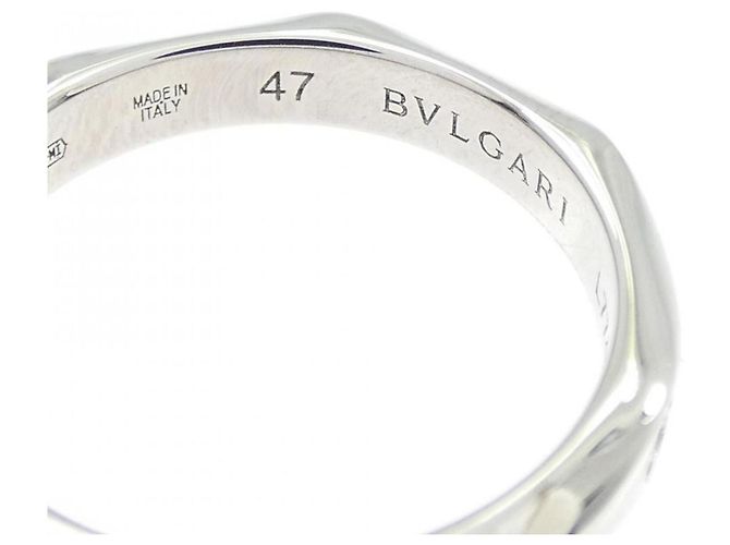 Bulgari Anello Bvlgari Infinito in platino e diamanti - vista 3