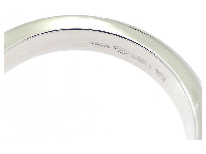 Bulgari Anello fede Bvlgari Platinum 950 - vista 3