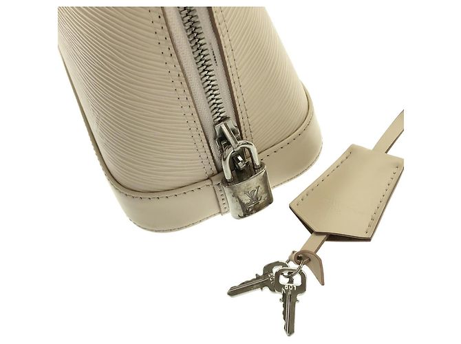 Bolsa Louis Vuitton Epi Alma BB Bege - vista 4