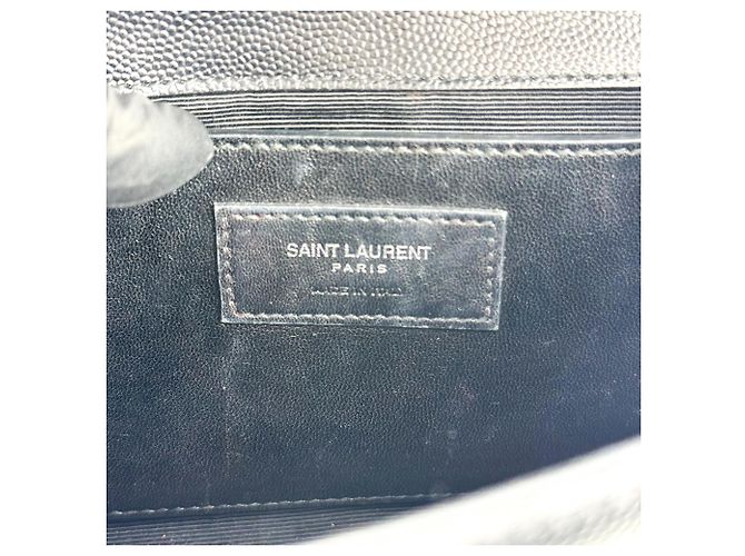 Autre Marque Saint Laurent Classic Monogram Grainy Leather Small Nero - vista 6