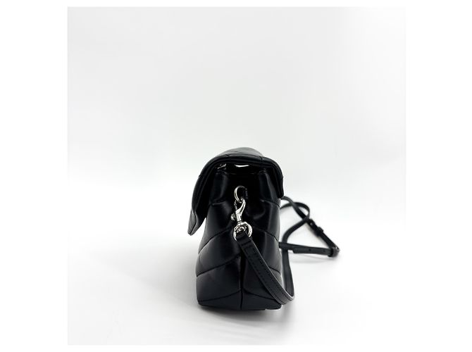 Autre Marque Saint Laurent Loulou Matelasse Chevron Leather Toy Nero - vista 3