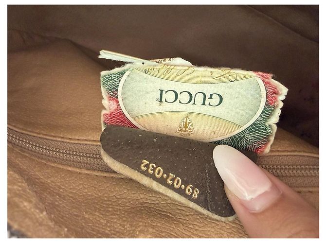 Borsa a tracolla Gucci GG Supreme Marrone Beige - vista 15