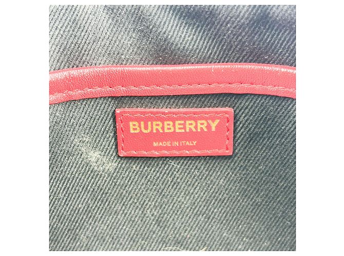 Burberry TB Camera Quilted Leather Small D'oro - vista 6