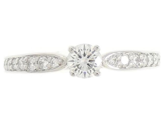 Autre Marque Anello Tiffany Harmony Band in platino - vista 2