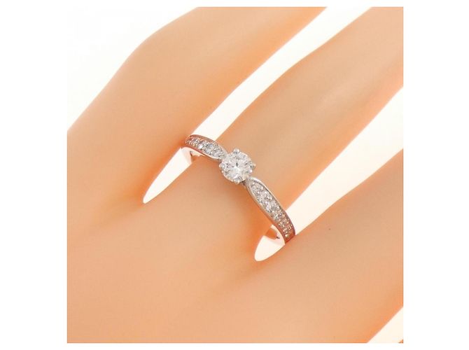 Autre Marque Anello Tiffany Harmony Band in platino - vista 5