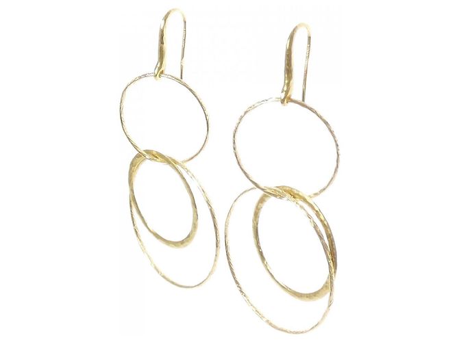 Autre Marque Pendientes Tiffany Hammered Circle - vista 2