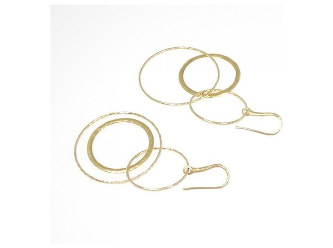 Autre Marque Pendientes Tiffany Hammered Circle - vista 3